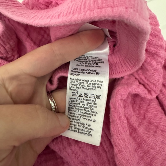 J.Crew Side-Slit Soft Gauze Maxi Skirt, Cotton, Bubblegum Pink, XL - Picture 6 of 6